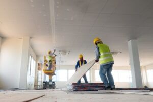 Construction workers on the job. Find out how to seek compensation with a Cary construction accident lawyer.