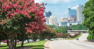 skyline of Raleigh, North Carolina