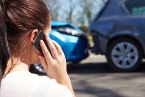 A woman calls a Raleigh car accident lawyer, wondering when it is too late to get a lawyer for a car accident.